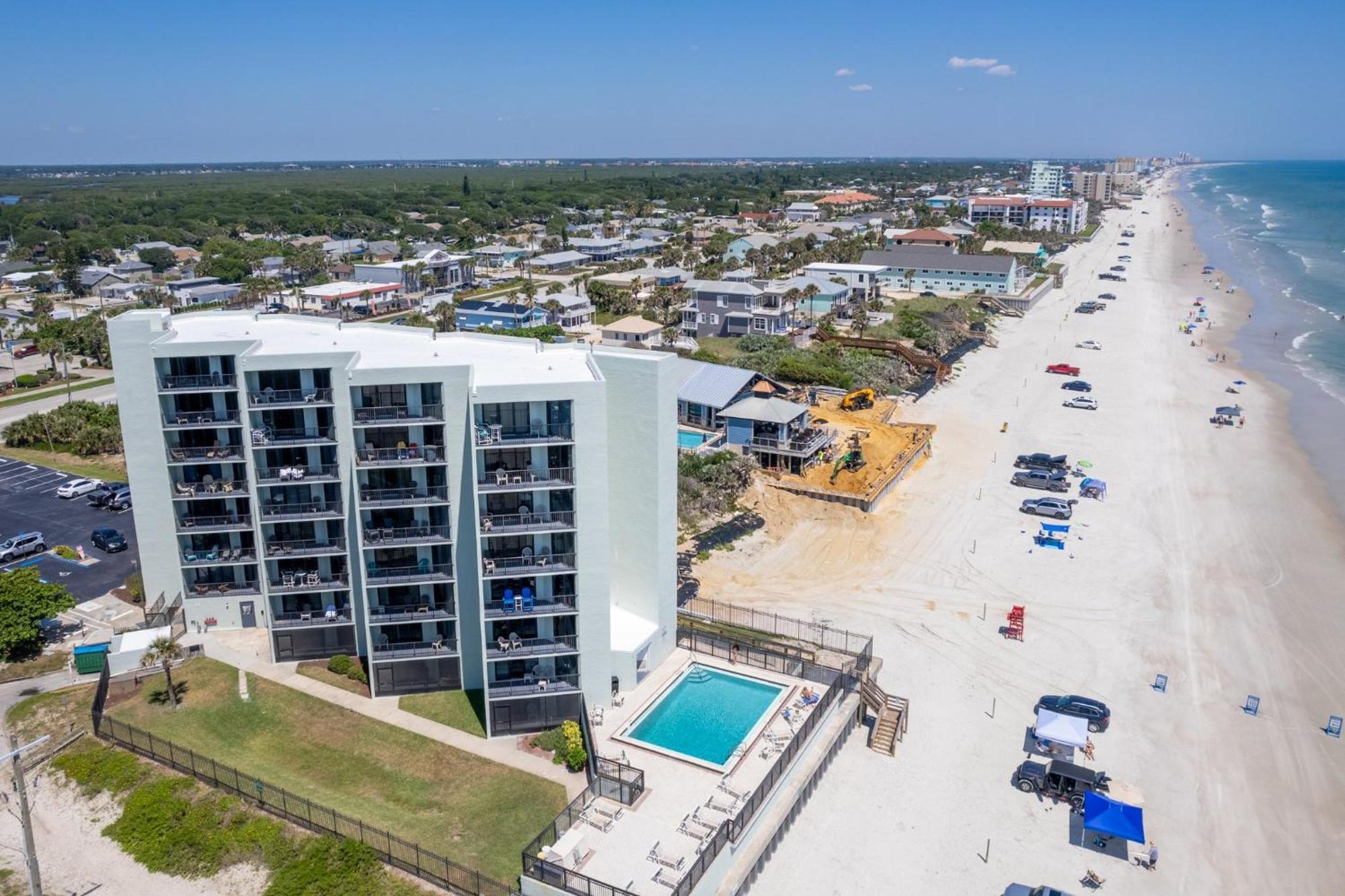 Ocean View With A Beachfront Pool At Ocean Trillium Condo ~ 403 Нью-Смирна-Бич Экстерьер фото