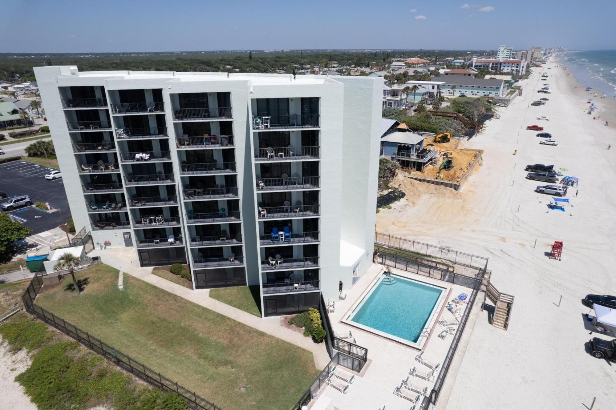 Ocean View With A Beachfront Pool At Ocean Trillium Condo ~ 403 Нью-Смирна-Бич Экстерьер фото