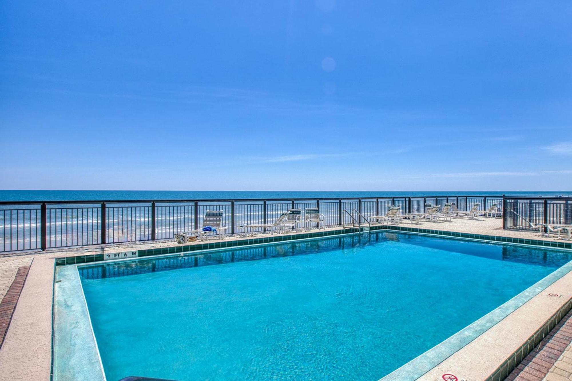 Ocean View With A Beachfront Pool At Ocean Trillium Condo ~ 403 Нью-Смирна-Бич Экстерьер фото