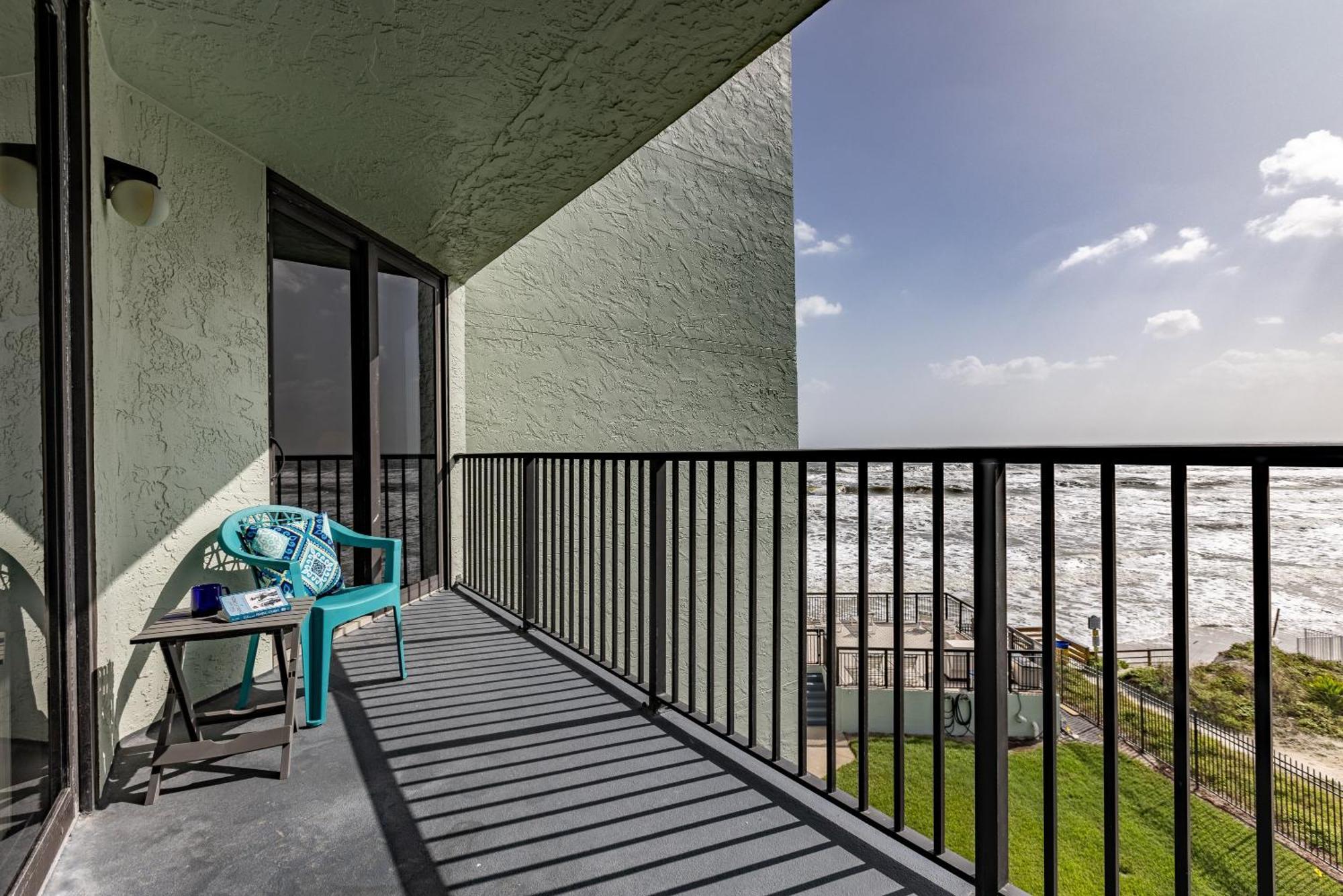 Ocean View With A Beachfront Pool At Ocean Trillium Condo ~ 403 Нью-Смирна-Бич Экстерьер фото